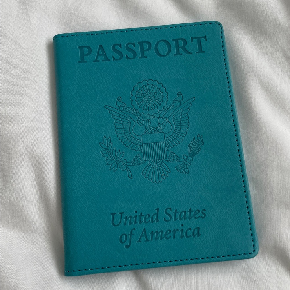 Turquoise Passport Holder